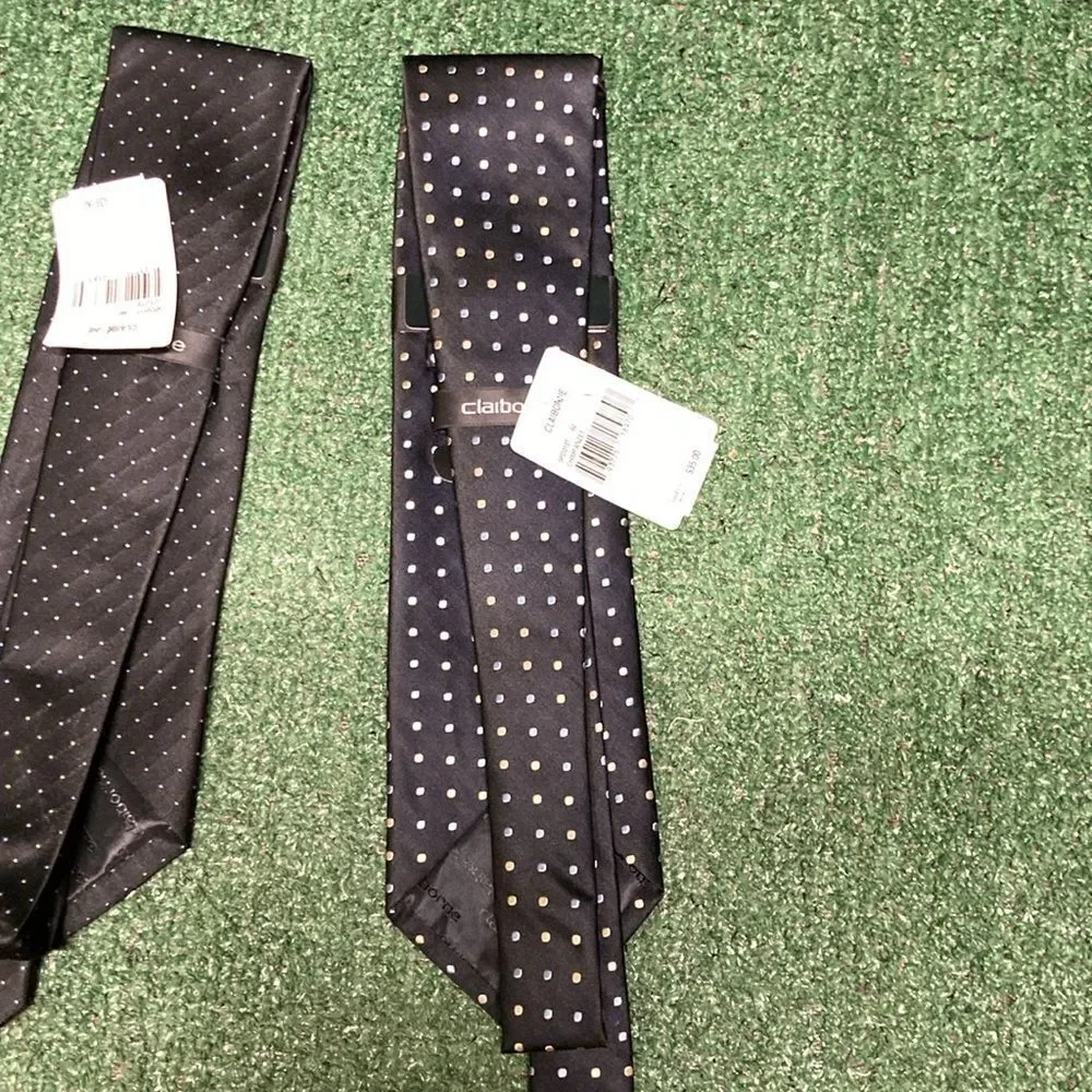 2 Claiborne ties NWT MSRP $70 (OKPM-01-010)
